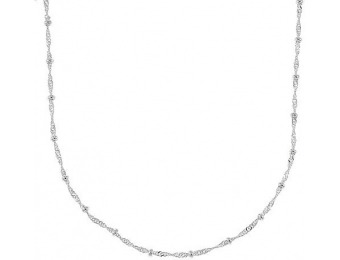 99% off Sterling Silver Singapore with beads Necklace