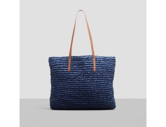 73% off Kenneth Cole New York Straw Tote Bag