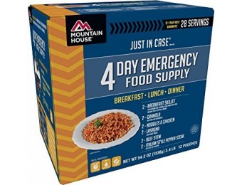 40% off Mountain House 4 Day Emergency Food Supply