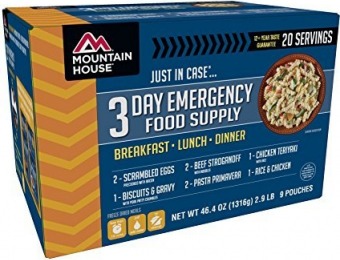 37% off Mountain House 3 Day Emergency Food Supply