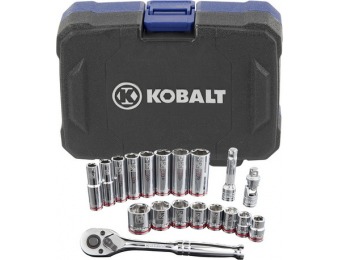 60% off Kobalt 19-Piece Standard (SAE) Mechanic's Tool Set 85191