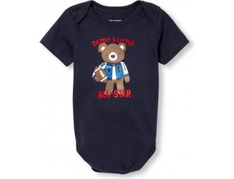 70% off Newborn Baby Boys Daddy's Little All-Star Bodysuit