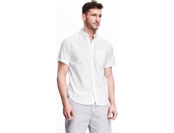 78% off Old Navy Regular Fit Linen Blend Shirt For Men