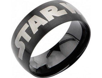 75% off Men's Disney Star Wars Stainless Steel Logo Ring