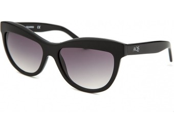 88% off AQS by Aquaswiss Women's Penelope Cat Eye Black Sunglasses