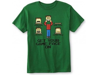 85% off Route 66 Boy's Graphic T-Shirt - Game Face