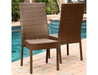 86% off Abbyson Living Adrianna Outdoor Wicker Patio Dining Chair
