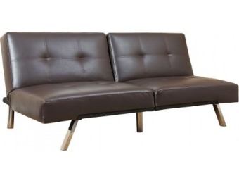 85% off Abbyson Living Finley Leather Convertible Sofa
