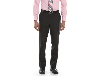 75% off Men's Savile Row Modern-Fit Black Flat-Front Suit Pants