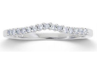 95% off Tradition Diamond 1/8 Cttw. 10k White Gold Ring