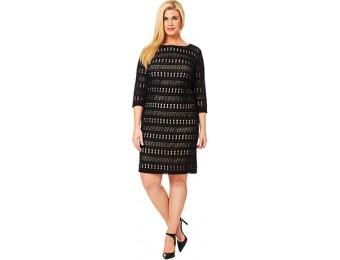 79% off Womens Sharagano 3/4 Sleeve Lace Dress