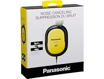 61% off Panasonic RPHC200Y Noise Canceling Headphones