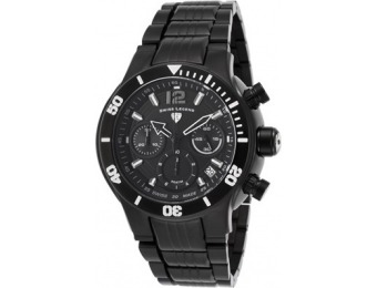 85% off Sharkarma Chronograph Black Stainless Steel Watch