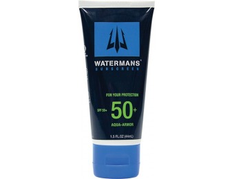78% off Watermans SPF 50+ Aqua-Armour Lotion, 1.5oz.