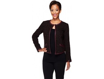 78% off Edge by Jen Rade Jacket with Faux Leather Trim