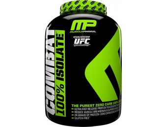 52% off MusclePharm Combat 100% Isolate Protein, Chocolate - 32 oz.