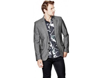 62% off Guess Tristian Long-Sleeve Oxford Blazer