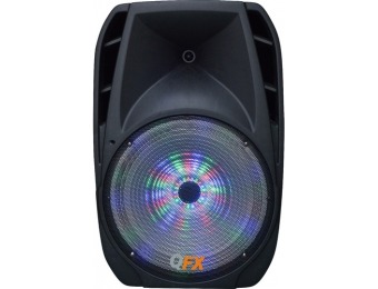 $40 off QFX Party Speaker - Bluetooth, USB, 15" Woofer