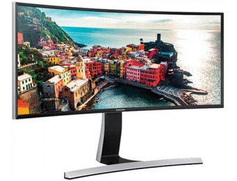 $300 off Samsung SE790C 34" Curved Monitor, Ultra Wide QHD