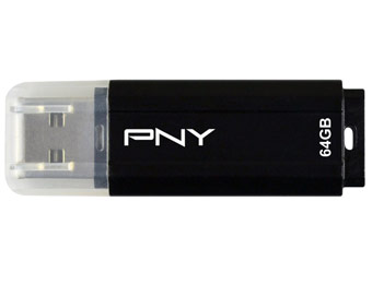 56% off PNY 64GB Attache USB Flash Drive w/code: EMCXMVX69