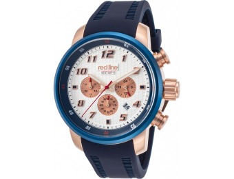 93% off Red Line Topgear Chrono Navy Blue Silicone Watch