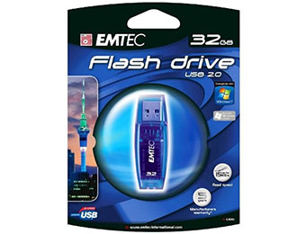 72% off Emtec C400 32GB USB 2.0 Flash Drive