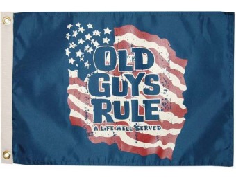 93% off Taylor Made Old Guys Rule Novelty Flag