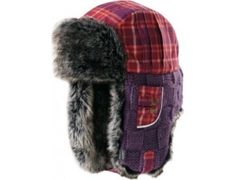 80% off Cabela's Women's Flannel-Knit Trapper Hat