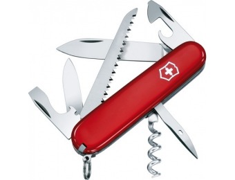 87% off Victorinox Swiss Army Camper Knife, Red