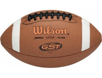 43% off Wilson GST K2 Pee-Wee Composite Football