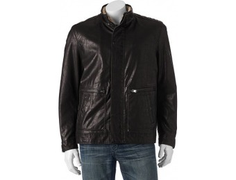 90% off Big & Tall Marc Anthony Aviator Faux-Leather Jacket