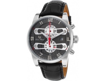 95% off Lucien Piccard Bosphorus Chronograph Leather Watch