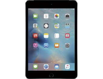 $100 off Apple iPad mini 4 Wi-Fi + Cellular 128GB - Space Gray