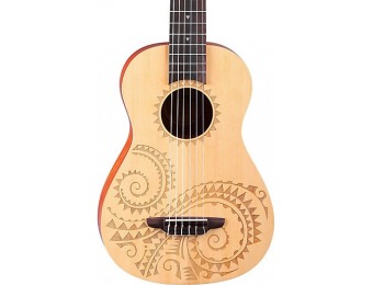 48% off Luna Guitars 6-String Baritone Ukulele, Tattoo