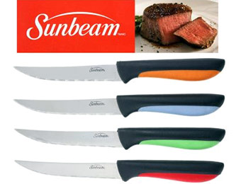 60% off Sunbeam Durant Stainless Steel Steak Knife Set