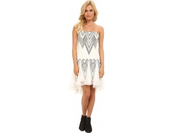 83% off Free People Radiating Angles Dress (Ivory Combo)
