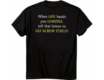 86% off Life Hands You Lemons Shirt
