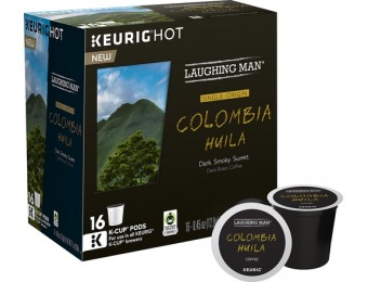 38% off Keurig Laughing Man Colombia Huila K-Cups (16-Pack)