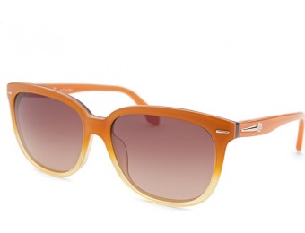 82% off Calvin Klein Women's Square Orange Gradient Sunglasses