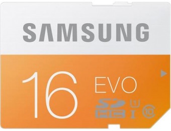 68% off Samsung SDHC 16GB EVO Memory Card