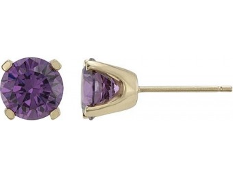 90% off Primavera Purple CZ Earrings