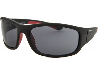 77% off Timberland Men's Rectangle Black Sunglasses
