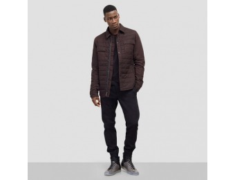 81% off Reaction Kenneth Cole Quilted Nylon Shirt Jacket