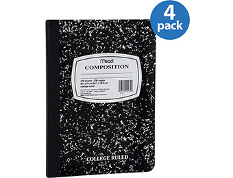 43% off 4-Pack Mead Wireless Composition Books