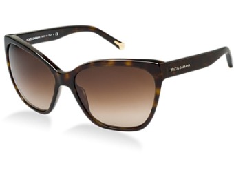 50% off Dolce & Gabbana Brown Square Sunglasses