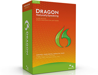 64% off Nuance Dragon NaturallySpeaking Home 12.0