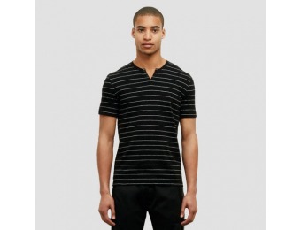 64% off Kenneth Cole New York Striped Henley T-Shirt
