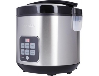 69% off Tayama TRC-50H1 10-Cup Digital Rice Cooker and Steamer