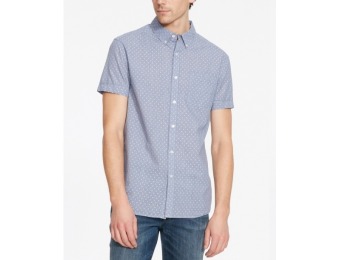 66% off Kenneth Cole Reaction Men's Check Geo-Pattern Shirt