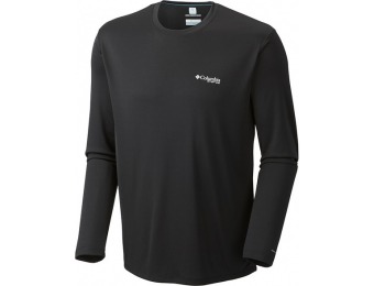 62% off Columbia Men's PFG Zero Rules Long Sleeve Shirt, Black